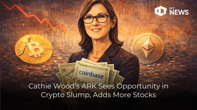 Cathie Wood’s ARK Sees Opportunity in Crypto Slump, Adds More Stocks