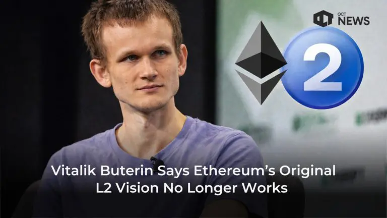 Vitalik Buterin Says Ethereum’s Original L2 Vision No Longer Works