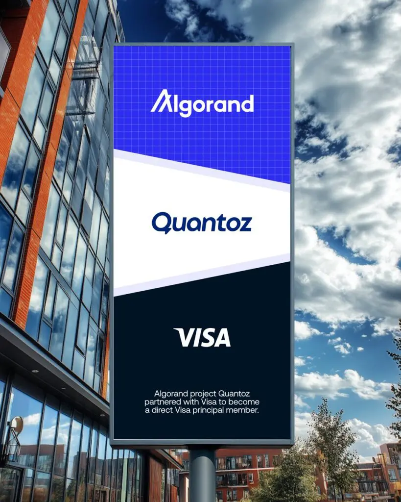 Quantoz, A Project On Algorand Becomes Direct Visa Principal Member