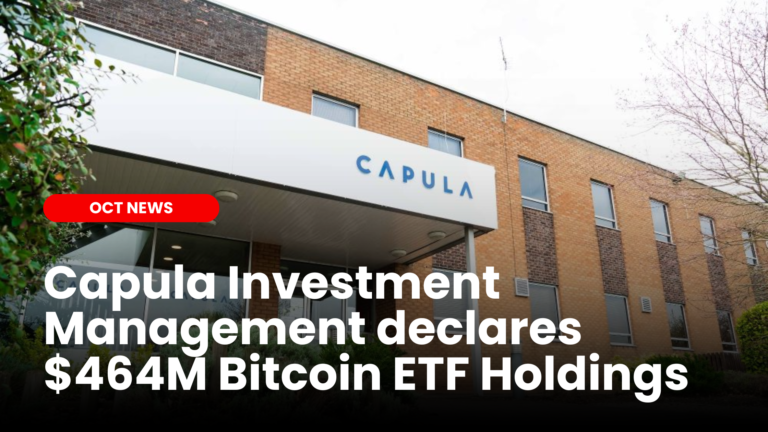 Capula Investment Management’s $464M Bitcoin ETF Holdings Drop Amid Declining Prices