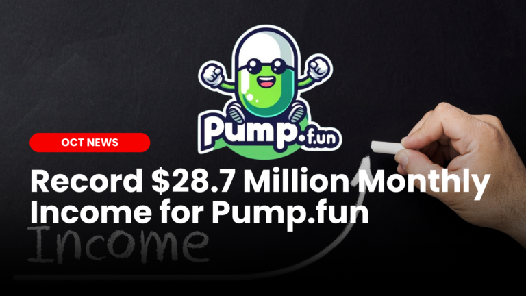 Record $28.7 Million Monthly Income for Pump.fun