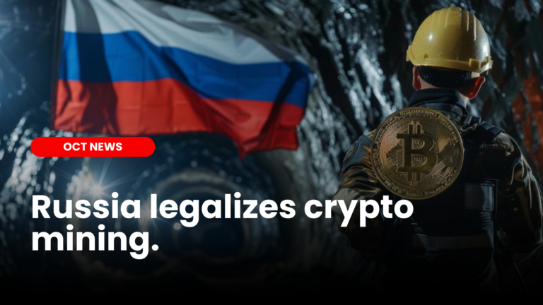 Russia legalizes crypto mining