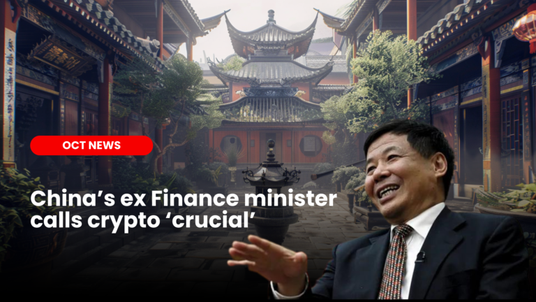 China finance minister crypto