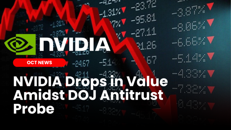 NVIDIA Plummets in Value Amidst DOJ Antitrust Probe