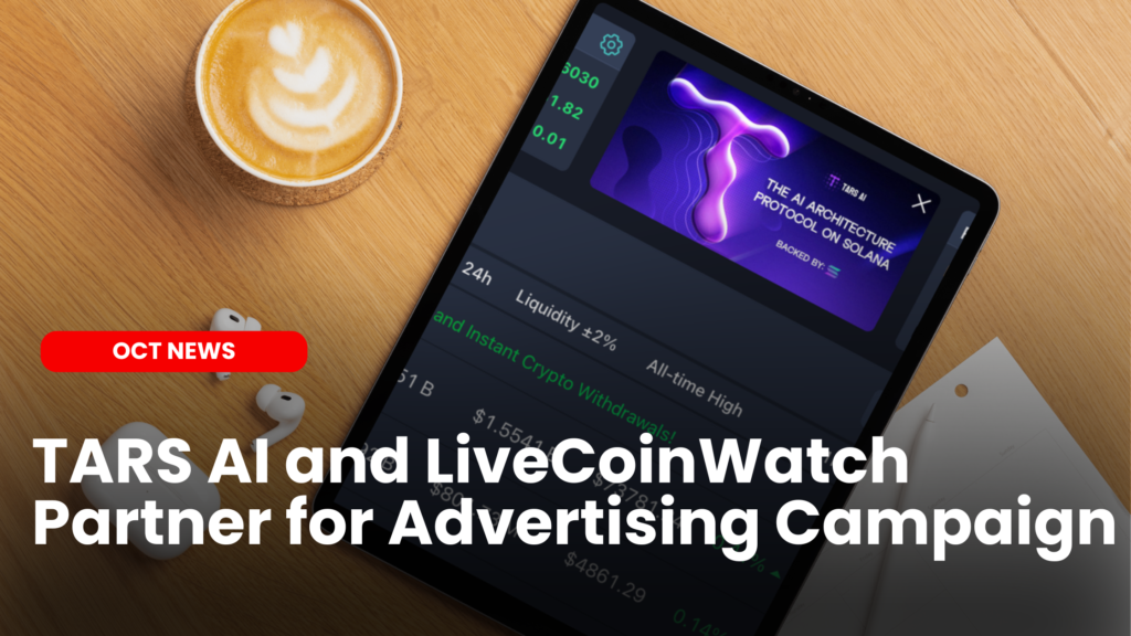 TARS AI and LiveCoinWatch