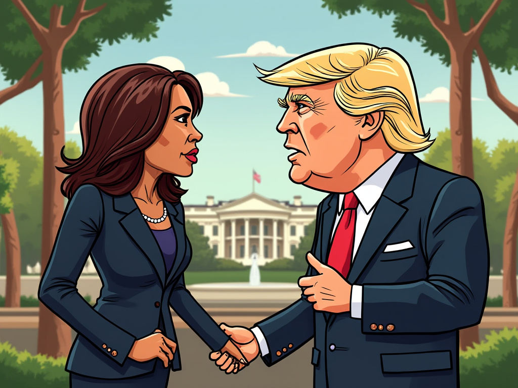 Trump and Kamala