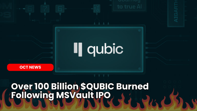 Qubic Burns 100 Billion Tokens