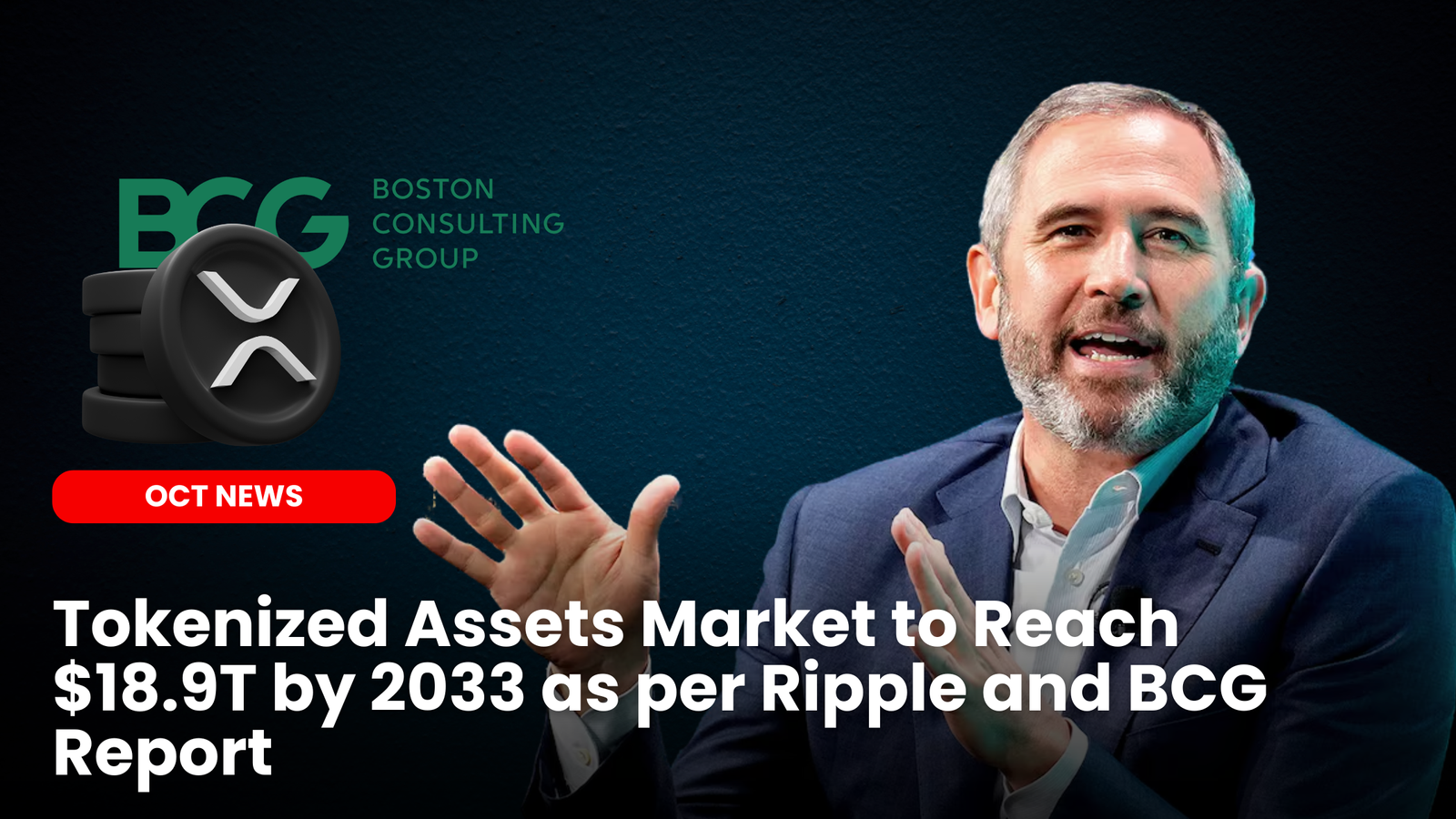 Our Crypto Talk | Tokenized Assets to Reach $18.9T by 2033 as per Ripple  and BCG Report