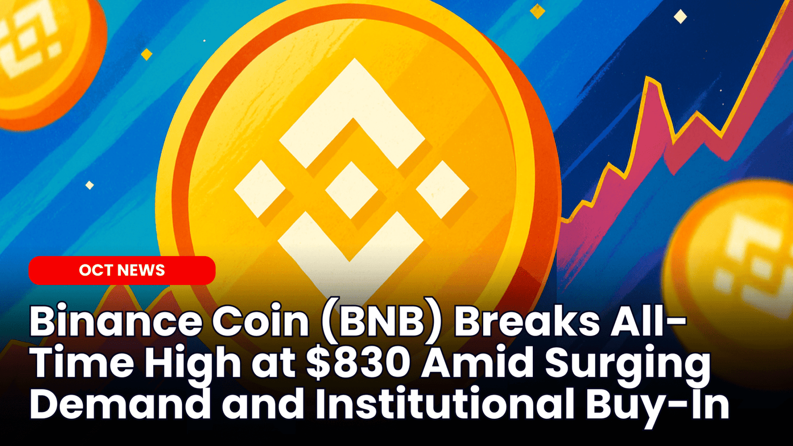 Our Crypto Talk | Binance Coin (BNB) Breaks All-Time High at $830 Amid  Surging Demand and Institutional Buy-In