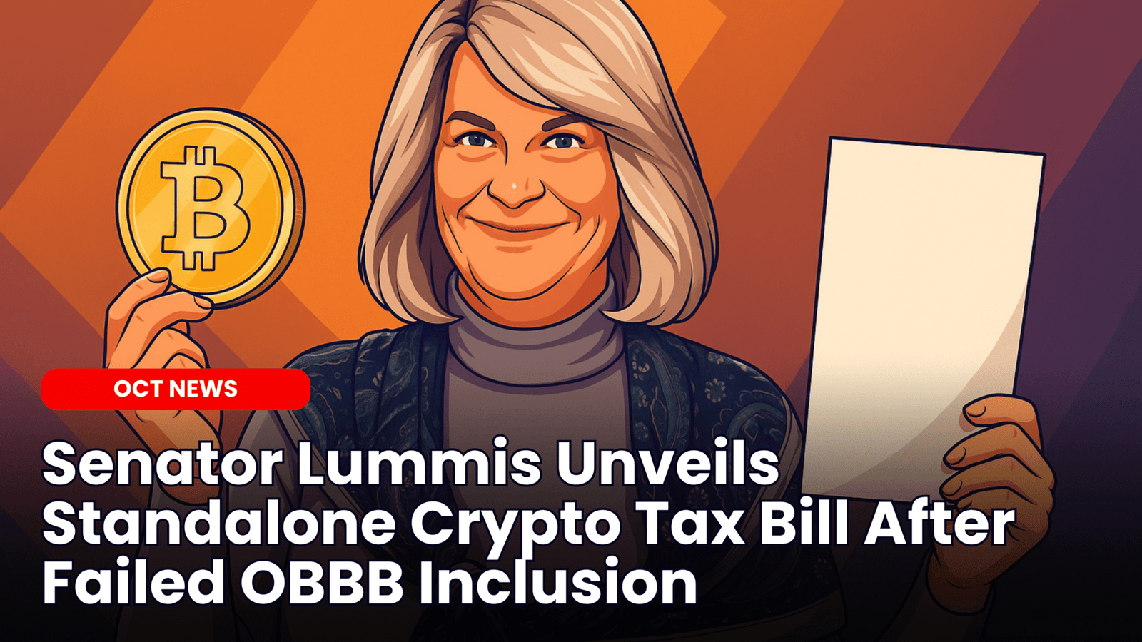 Our Crypto Talk | Senator Lummis Unveils Standalone Crypto Tax Bill After  Failed OBBB Inclusion