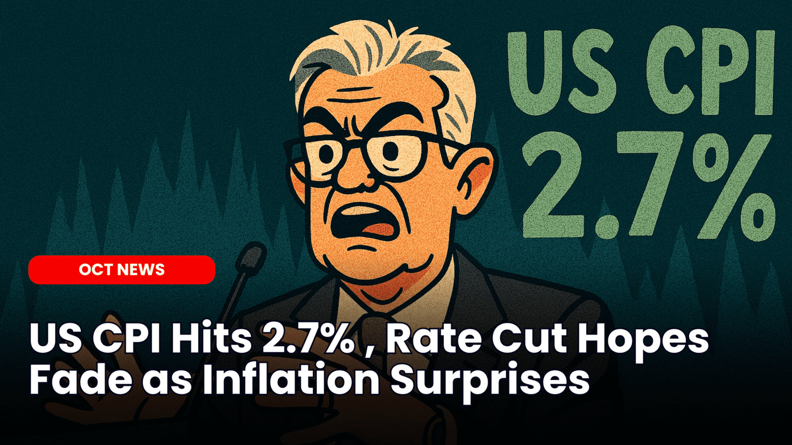Our Crypto Talk | US CPI Hits 2.7%, Rate Cut Hopes Fade as Inflation  Surprises