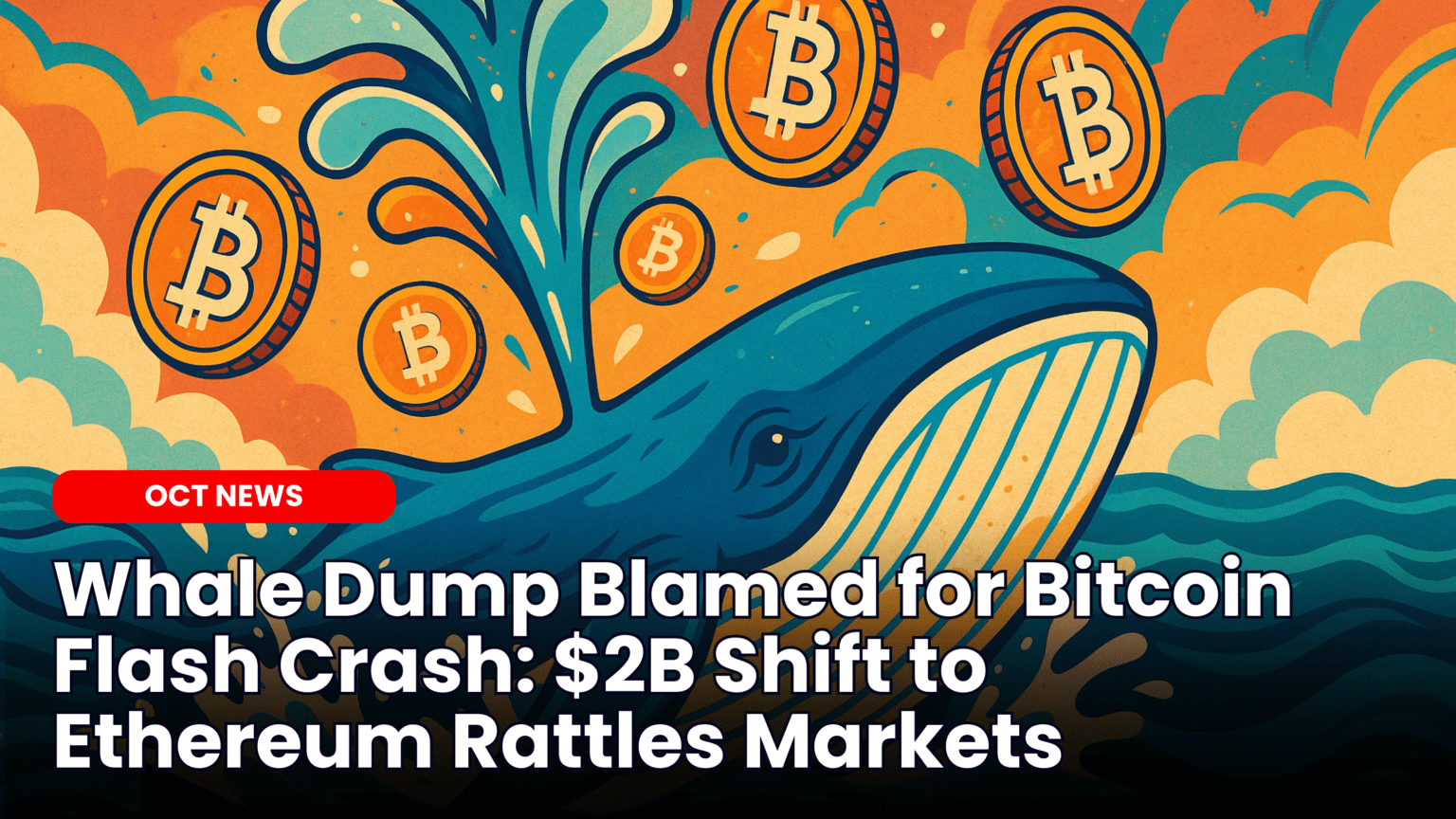 Our Crypto Talk | Whale Dump Blamed for Bitcoin Flash Crash: Shifts $2B to  ETH