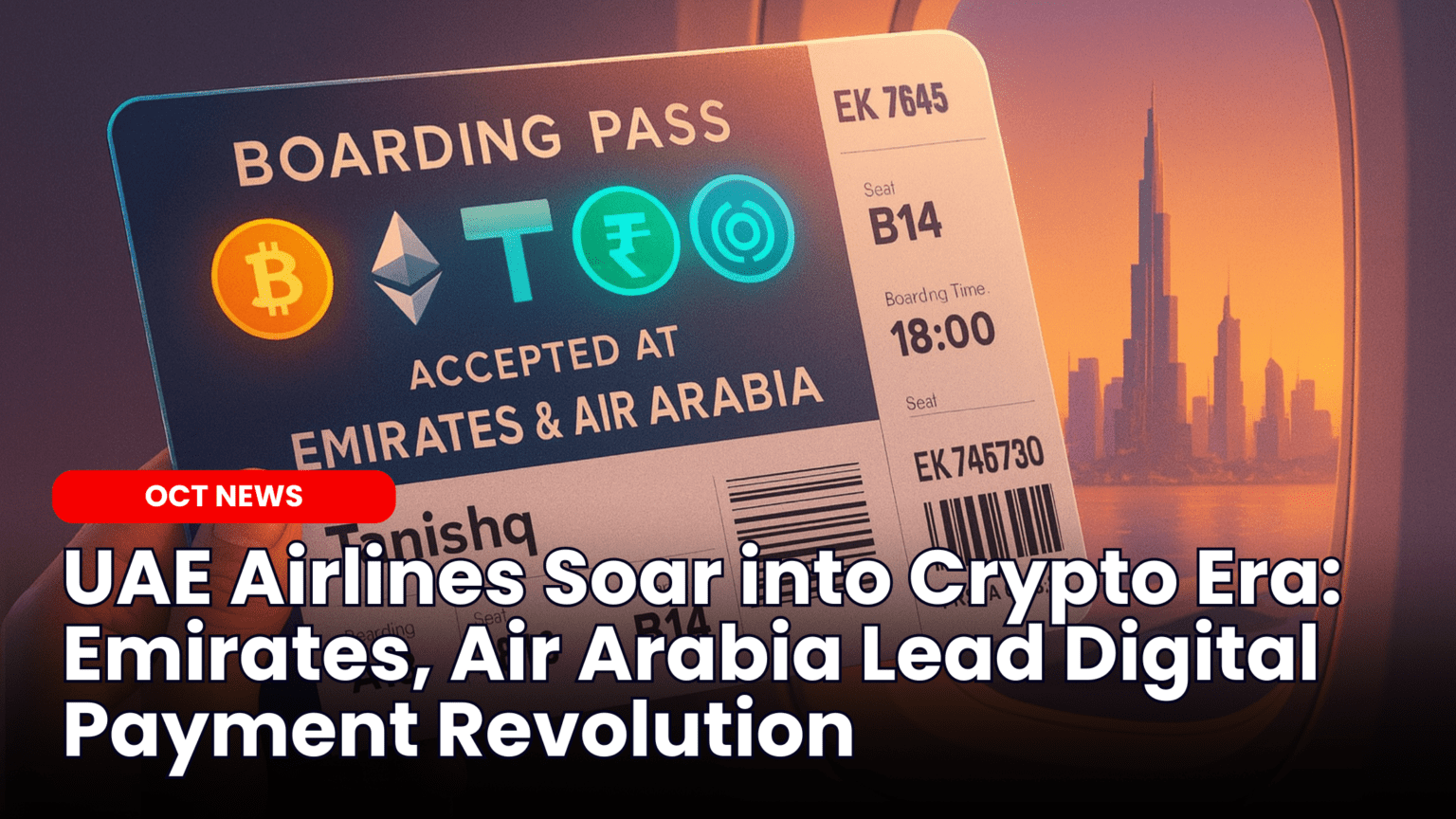 Our Crypto Talk | UAE Airlines Soar into Crypto Era: Emirates, Air Arabia  Lead Digital Payment Revolution