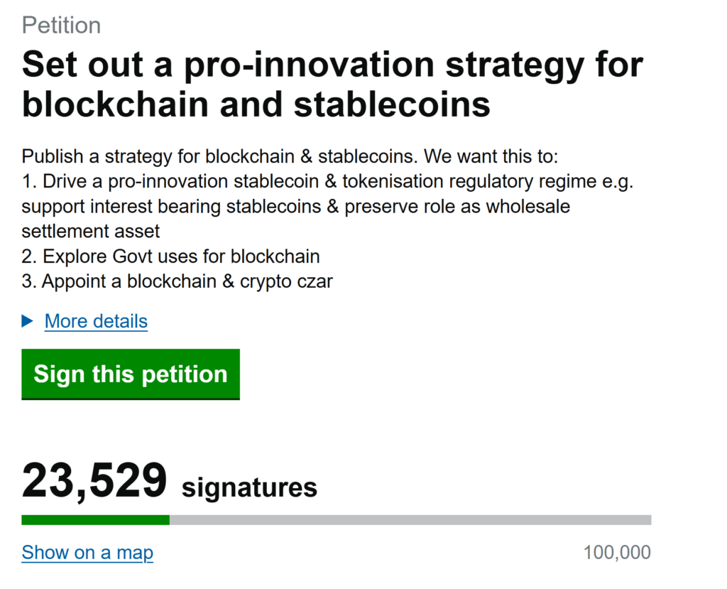 UK blockchain fund tokenization