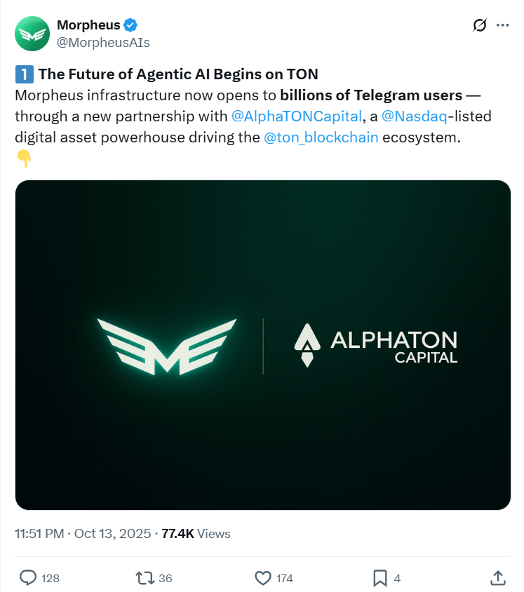 AlphaTON Morpheus AI