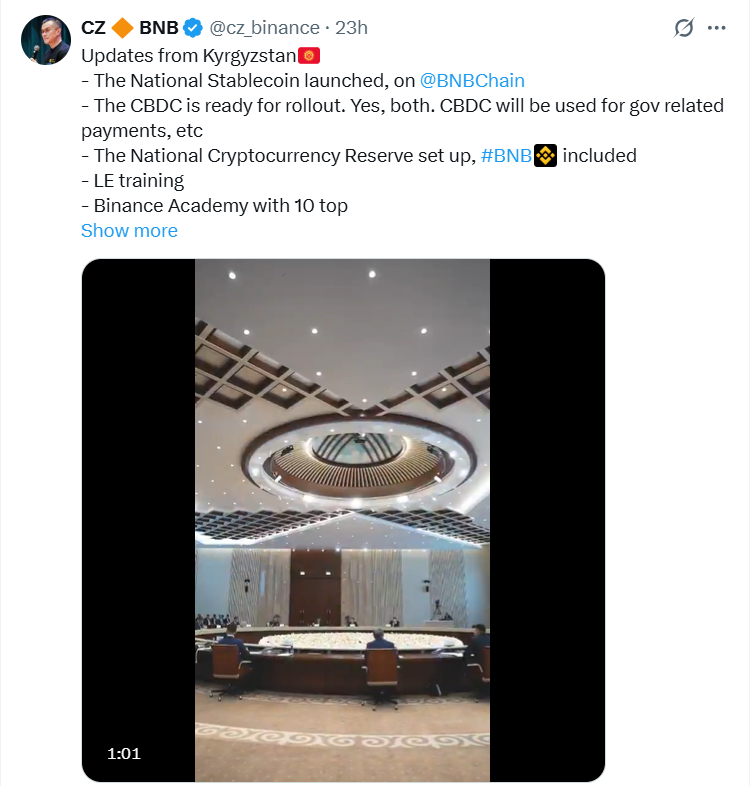 Kyrgyzstan launches stablecoin