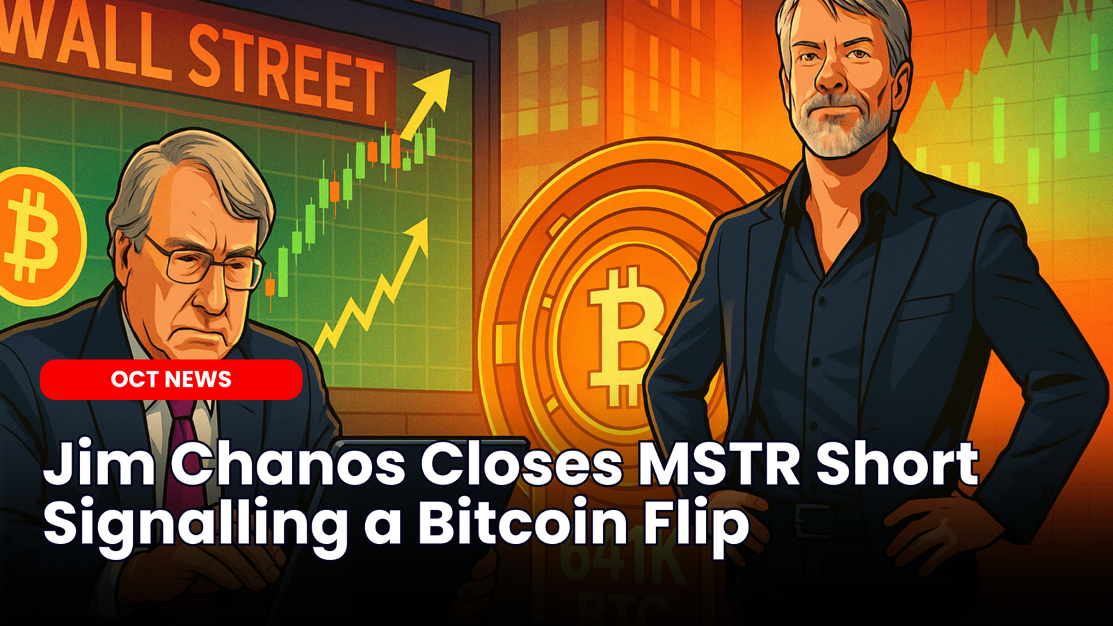 Our Crypto Talk | Jim Chanos Closes MSTR Short Signalling a Bitcoin Flip