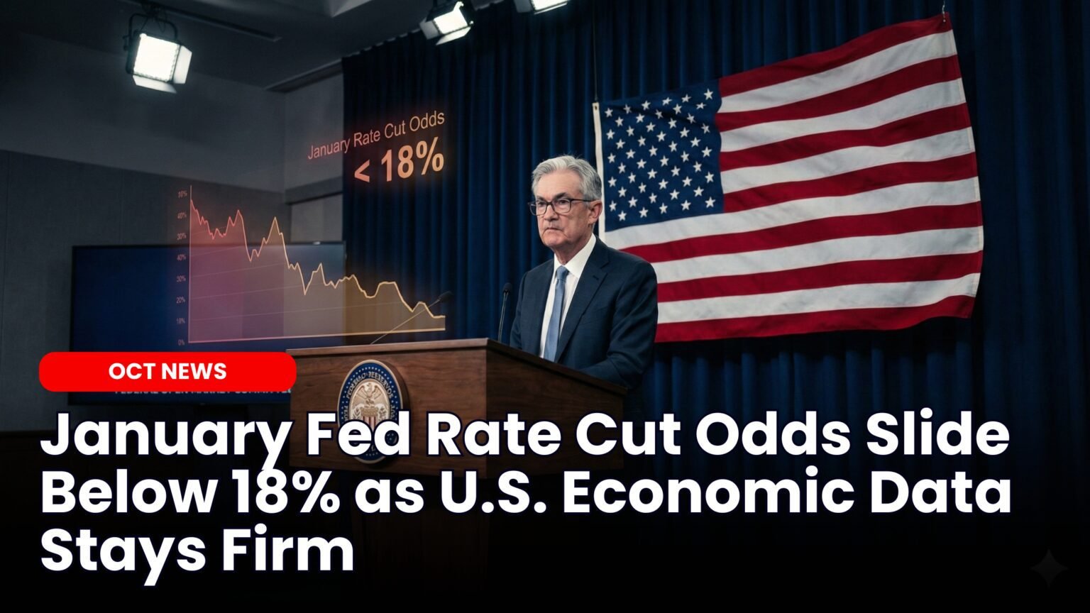 Our Crypto Talk | January Fed Rate Cut Odds Slide Below 18% as U.S.  Economic Data Stays Firm