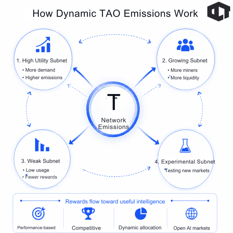 How dynamic tao emission works