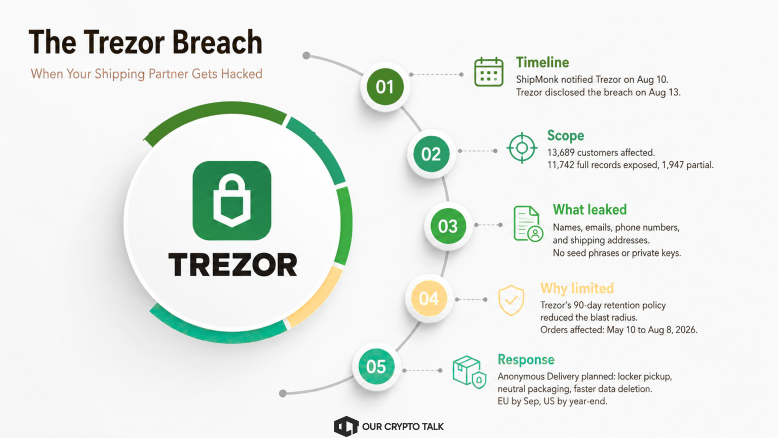 The Trezor Hardware Wallet Data Breach